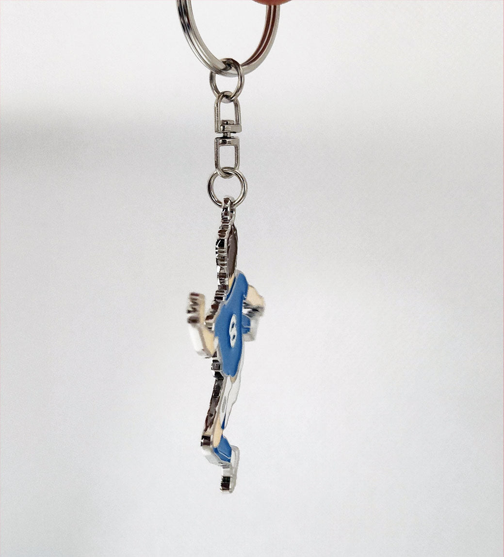 Portachiavi Napoli Rovesciata McFrtm in metallo celebrativo scudetto