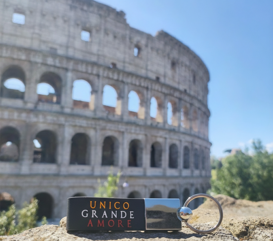 Portachiavi Luxury PVC e metallo AMOR 1927 e Unico Grande Amore