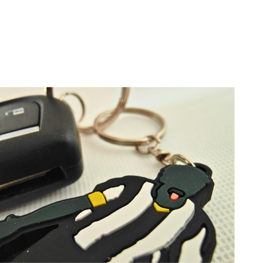 Portachiavi Del Piero 10 esultanza linguaccia per tifosi juventini super rifinito