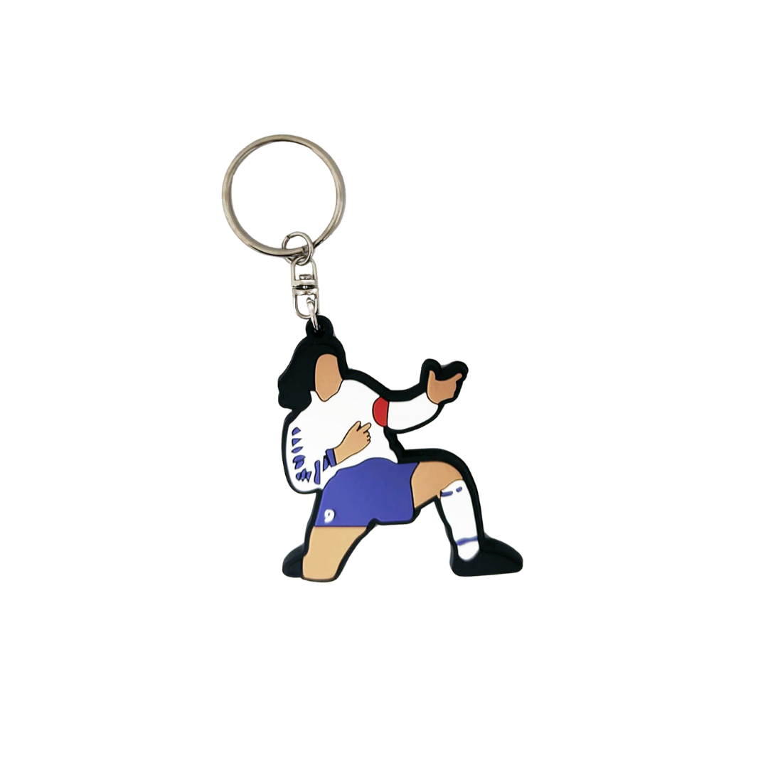 Portachiavi Batistuta esultanza mitraglia maglia fiorentina super rifinito