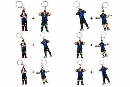 PACK Doppio Celebrativo 21 scudetto - Portachiavi