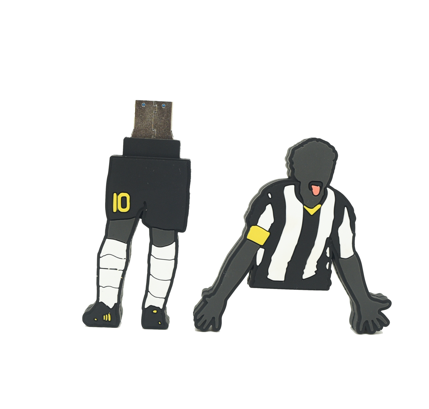 FOOTBALL USB  Pendrive 3.0 da 64GB con forma Del Piero maglia bianconera alta velocità superspeed