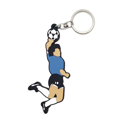 Portachiavi forma mano de d10 Diego maglia Argentina