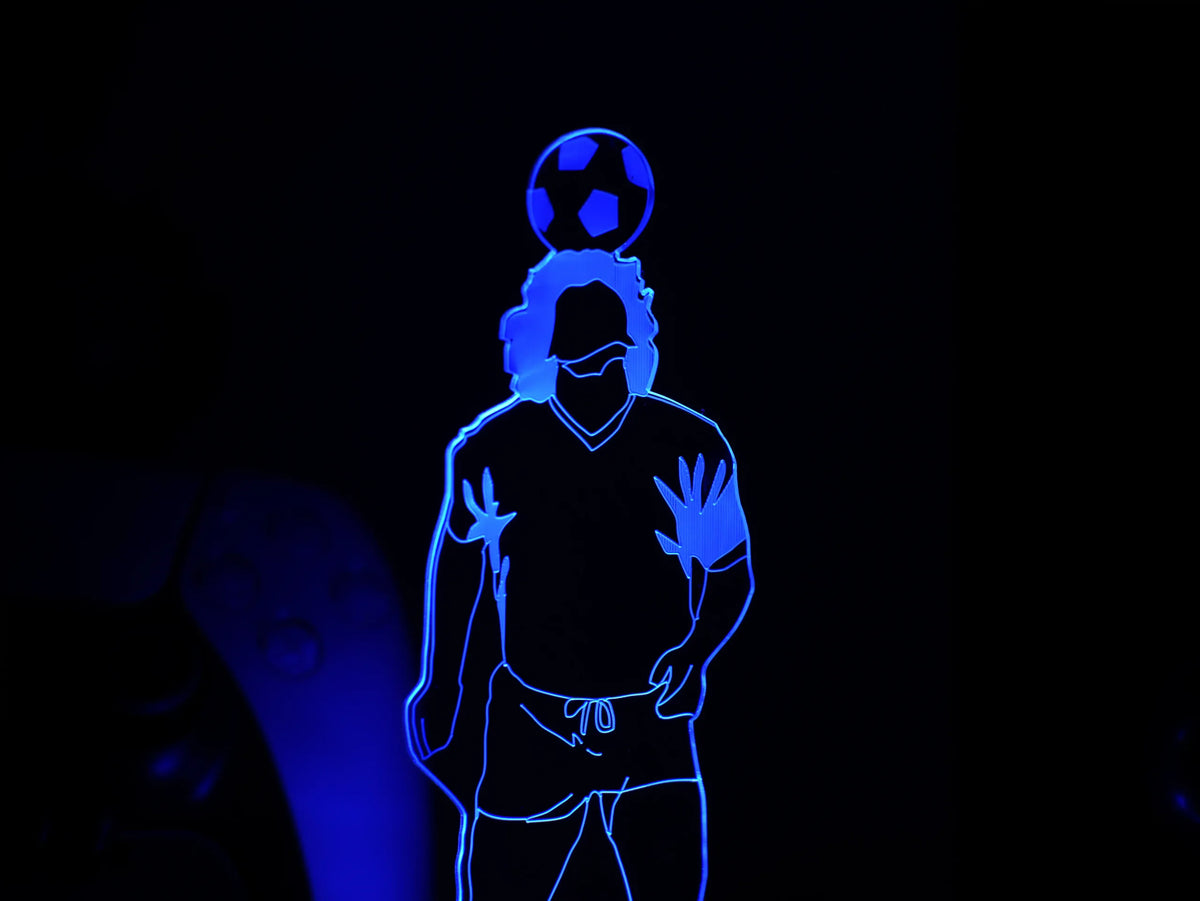 Lampada 3D LED Diego Napoli - FootballGadget.it