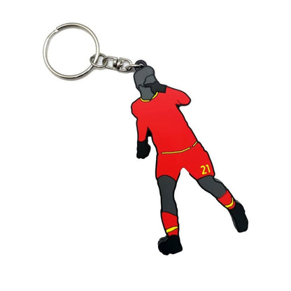 Portachiavi Dybala 8cm in gomma dybala mask super rifinito regalo tifosi roma