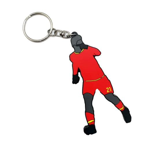 Portachiavi Dybala 8cm in gomma dybala mask super rifinito regalo tifosi roma