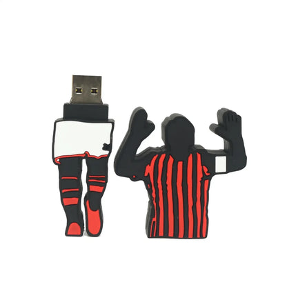 FOOTBALL USB Pendrive 3.0 da 64GB con forma di Kakà alta velocità superspeed
