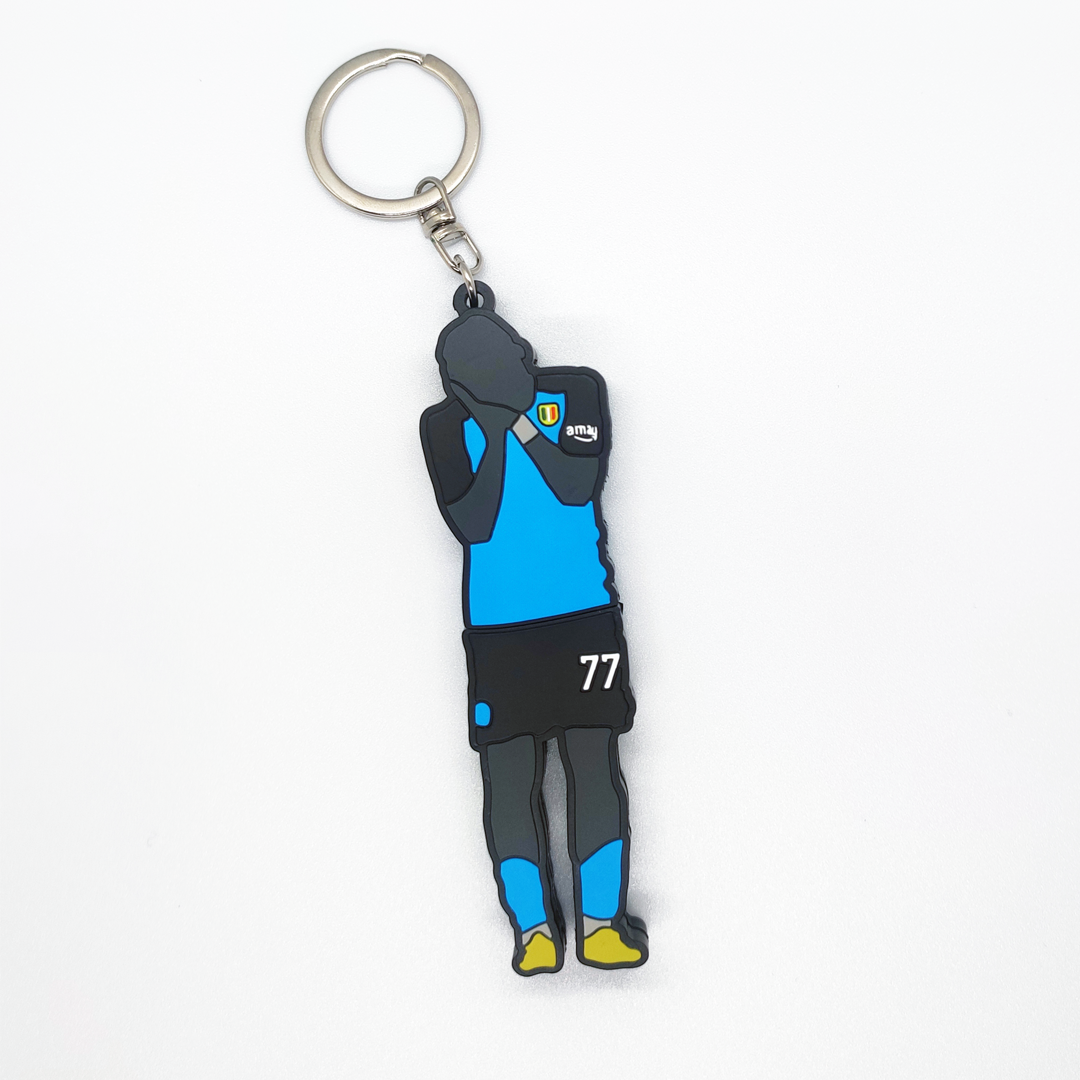 Portachiavi Kvara in pvc idea regalo per tifosi napoletani - FootballGadget.it