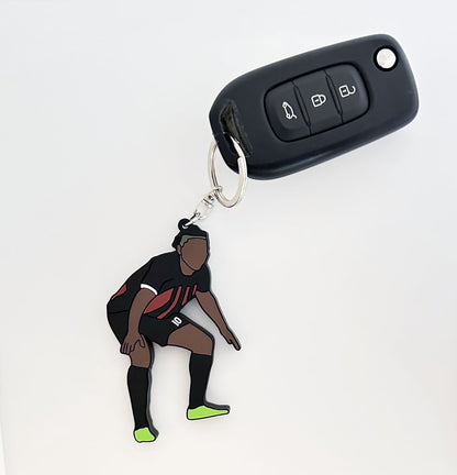 Portachiavi Leao esultanza surf maglia milan leao gadget del milan super rifinito