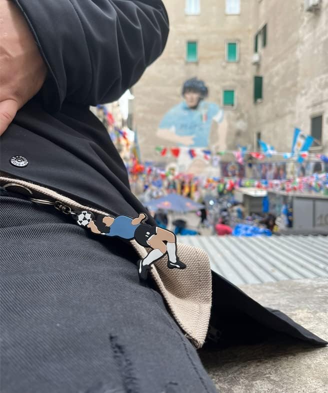 Portachiavi forma mano de d10 Diego maglia Argentina