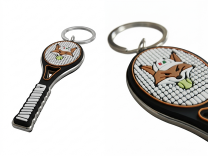 Portachiavi racchetta Volpe tricolore - FootballGadget.it