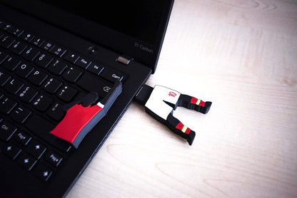 FOOTBALL USB Pendrive 3.0 da 64GB con forma Totti capitano maglia roma alta velocità superspeed