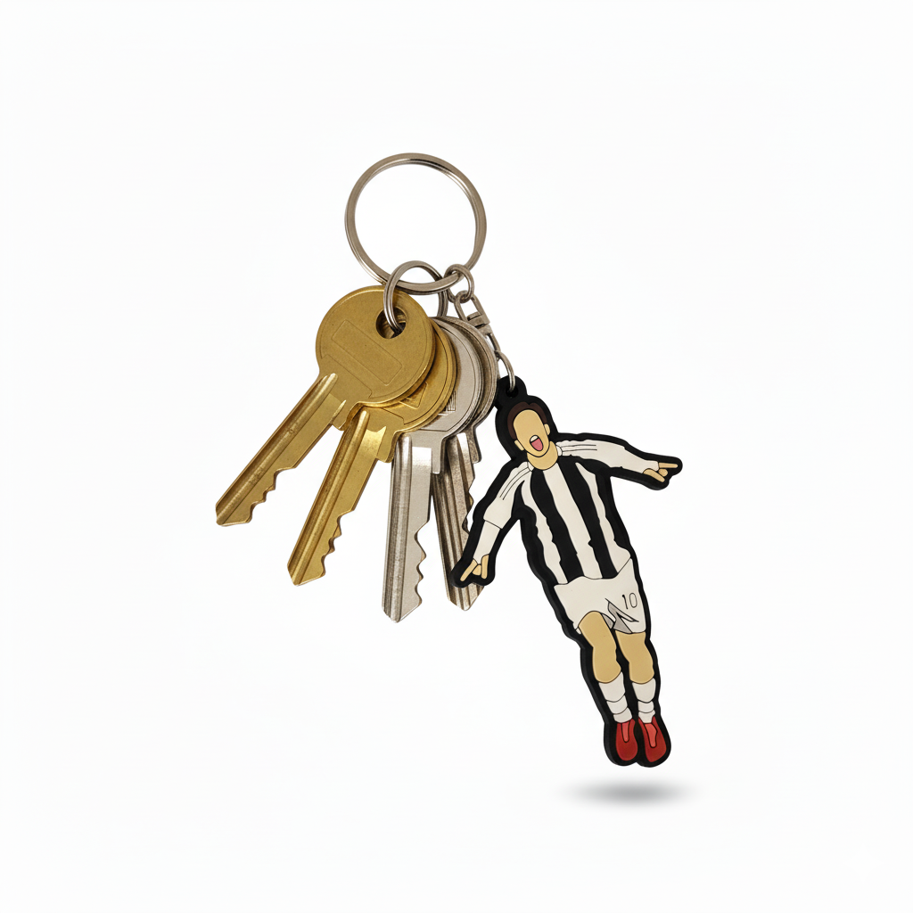 Portachiavi Yildiz esultanza linguaccia per tifosi juventini super rifinito